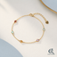 Geometric Gemstone Layering Bracelet — product hero — CRYSTARO