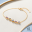 Geometric Purple Gemstone Bracelet — product hero — CRYSTARO