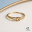 Three Stone Crystal Band Ring — product hero — CRYSTARO